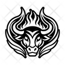 پیش‌نمایش فایل bull-symbol-16136950 از پک گاو نر