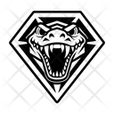 پیش‌نمایش فایل alligator-logo-16176212 از پک کروکودیل