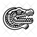 پیش‌نمایش فایل alligator-symbol-16176221 از پک کروکودیل