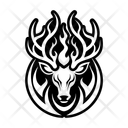 پیش‌نمایش فایل deer-symbol-16177870 از پک گوزن