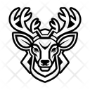 پیش‌نمایش فایل reindeer-head-16177878 از پک گوزن