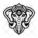 پیش‌نمایش فایل elephant-face-16178400 از پک فیل