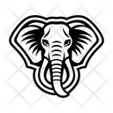 پیش‌نمایش فایل elephant-face-16178402 از پک فیل