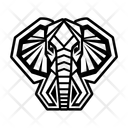 پیش‌نمایش فایل elephant-face-16178403 از پک فیل