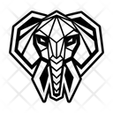 پیش‌نمایش فایل mammoth-face-16178425 از پک فیل