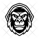 پیش‌نمایش فایل gorilla-head-16257982 از پک گوریل