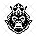 پیش‌نمایش فایل gorilla-logo-16257988 از پک گوریل