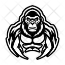 پیش‌نمایش فایل gorilla-mascot-16257991 از پک گوریل