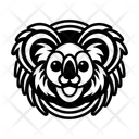 پیش‌نمایش فایل koala-symbol-16264021 از پک کوالا
