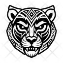 پیش‌نمایش فایل cougar-symbol-16310665 از پک پلنگ سیاه