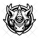 پیش‌نمایش فایل rhino-face-16310969 از پک کرگدن