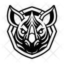 پیش‌نمایش فایل rhino-face-16310970 از پک کرگدن