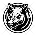 پیش‌نمایش فایل rhino-face-16310972 از پک کرگدن