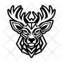پیش‌نمایش فایل deer-face-16326795 از پک گوزن نر