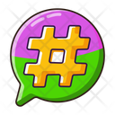 پیش‌نمایش فایل social-hashtag-16434842 از پک گفت‌وگو شبکه‌های اجتماعی