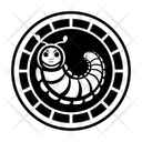 پیش‌نمایش فایل larva-16705292 از پک کرم