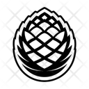 پیش‌نمایش فایل pinecone-symbol-16833245 از پک میوه کاج