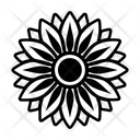 پیش‌نمایش فایل floral-symbol-16917504 از پک گل آفتابگردان