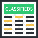 پیش‌نمایش فایل classifieds از پک رابط کاربری وب