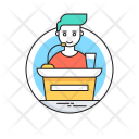 پیش‌نمایش فایل public-speaker-5 از پک مفاهیم طراحی