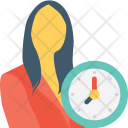 پیش‌نمایش فایل punctual-woman از پک منابع انسانی ۲