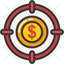 پیش‌نمایش فایل dollar-crosshair از پک مالی ۱