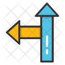 پیش‌نمایش فایل arrow-turn-sign از پک نقشه و مسیریابی ۱