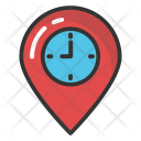 پیش‌نمایش فایل map-marker-with-clock از پک نقشه و مسیریابی ۱