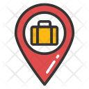 پیش‌نمایش فایل map-pointer-suitcase از پک نقشه و مسیریابی ۳