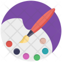 پیش‌نمایش فایل painting-palette-2 از پک آموزش ۲