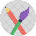 پیش‌نمایش فایل pencil-and-brush از پک هنر و طراحی