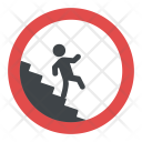 پیش‌نمایش فایل caution-stairway-sign از پک نمادها ۱