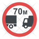 پیش‌نمایش فایل distance-between-vehicles-sign از پک نمادها ۱