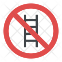 پیش‌نمایش فایل no-ladder-sign از پک نمادها ۱