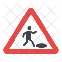 پیش‌نمایش فایل open-hole-warning-sign از پک نمادها ۱