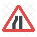 پیش‌نمایش فایل road-narrow-from-the-left-side از پک نمادها ۱