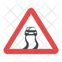 پیش‌نمایش فایل slippery-road-sign-1 از پک نمادها ۱