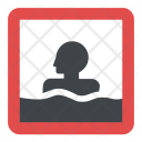 پیش‌نمایش فایل bathing-spot-sign از پک نمادها ۴