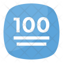 پیش‌نمایش فایل hundred-points-symbol از پک نمادها ۴