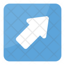 پیش‌نمایش فایل north-east-arrow از پک نمادها ۴