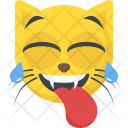 پیش‌نمایش فایل cat-emoji-with-tongue از پک شکلک خندان ۱