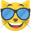 پیش‌نمایش فایل cool-cat-emoji از پک شکلک خندان ۱