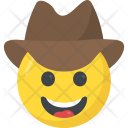 پیش‌نمایش فایل cowboy-hat-7 از پک شکلک خندان ۱