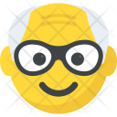 پیش‌نمایش فایل grandfather-emoji از پک شکلک خندان ۱