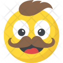 پیش‌نمایش فایل mustache-emoji-4 از پک خندانک‌ها ۲