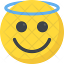 پیش‌نمایش فایل angel-emoji-2 از پک شکلک خندان ۳