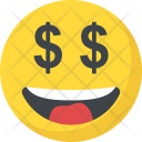 پیش‌نمایش فایل dollar-eyes-emoji-4 از پک شکلک خندان ۴