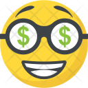 پیش‌نمایش فایل dollar-eyes-emoji-5 از پک شکلک خندان ۴