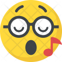 پیش‌نمایش فایل music-emoji-2 از پک شکلک خندان ۴