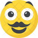 پیش‌نمایش فایل mustache-emoji-5 از پک شکلک خندان ۴